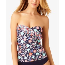 Anne Cole Women’s Lazey Dazey Ruffled Bandeau Top Swimsuits