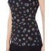  Women’s Side Twist Top (Anne Black/Vivaldi Combo, M)