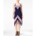  Juniors’ Printed Asymmetrical Dress Size SMALL