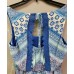  Women's Aztec Chiffon Hi-lo Summer Dress