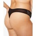  Women's Plus Size Crisscross-Keyhole Lace Thong Panty