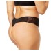  Women's Plus Size Lace Trim Thong
