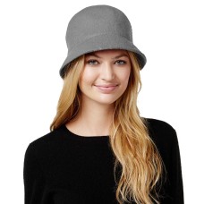 August Hat Co. Women’s Melton Love Cloche, Grey, One Size
