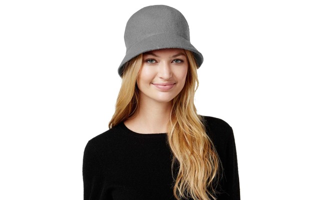 August Hat Co. Women’s Melton Love Cloche, Grey, One Size