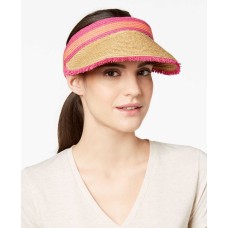 August Hat Colorblocked Women’s Straw Visor