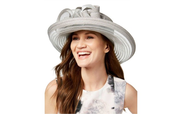  Company Women’s Citrine Dressy Hat (Silver)