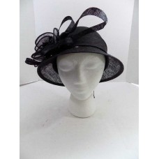 August Hat Company Women’s Textured Splendid Cloche Hat (Black)