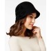  Company Women’s Wool Blend Bucket Hat Flower Detail Black One Size