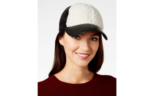  Fleece Baseball Cap (Black Ivory, One Size)