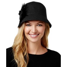 August Hat Folk Tale Feather Melton Cloche