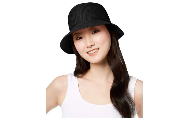 Forever Classic Cloche with Beads (Black, One Size)