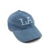  La Cotton Denim Baseball Cap (Denim Chambray, One Size)