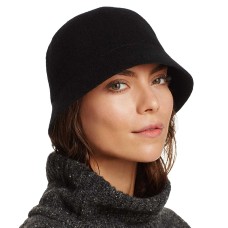 August Hat Melton Love Cloche – Black