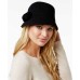 August Hat Melton Pom Pom Cloche (Black)