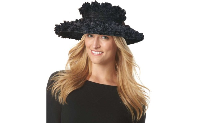  Onyx Wide Brim Hat (Black)