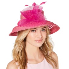 August Hat Women’s Sheer-Stripe Romantic Hats