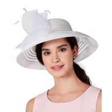 August Hat Women’s Sheer-Stripe Romantic Hats