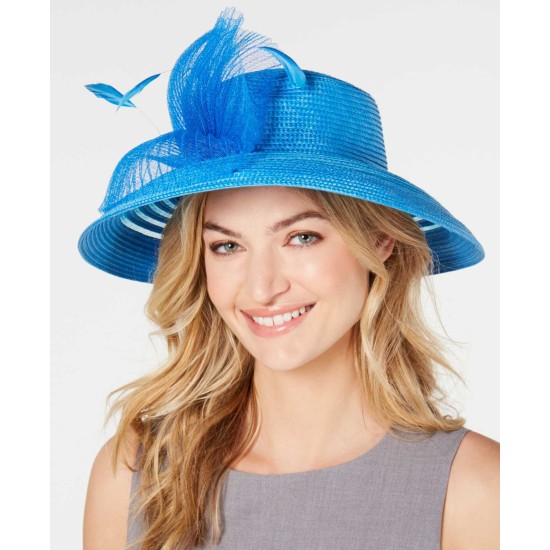  Women’s Sheer-Stripe Romantic Hats