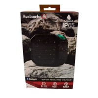 Avalanche Water Resistant Bluetooth Ip65 Outdoor Cube Speaker Black Not Applicable