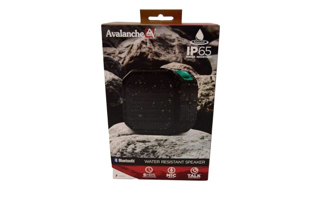 Avalanche Water Resistant Bluetooth Ip65 Outdoor Cube Speaker Black Not Applicable