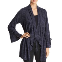 Avec Women’s Marled Knit Drawstring Cardigan Sweaters
