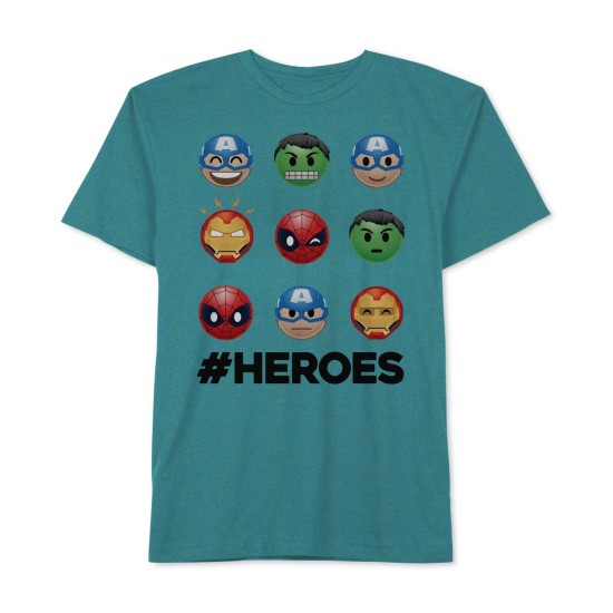  Heroes Graphic-Print T-Shirt, Big Boys