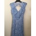 B Darlin Juniors Sleeveless Embellished Cornflower Blue Gown Size 5/6