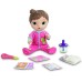  Mix My Medicine Baby Doll, Dinosaur Pajamas, Drinks and Wets, Doctor Accessories, Brown Hair Toy for Kids Ages 3 and Up