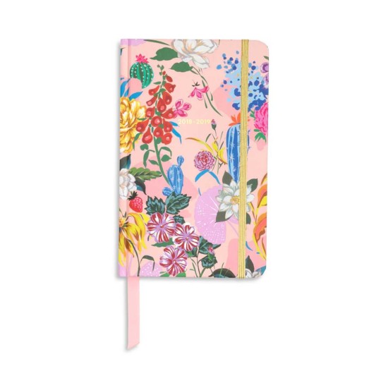  13 Month Classic Hardcover Small Daily Planner, 2018-2019 (Garden Party)