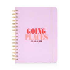 Ban.do 13 Month Medium Daily Planner, 2018-2019 Going Places