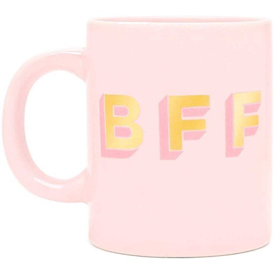  BFF Hot Stuff Ceramic Mug (Pink)