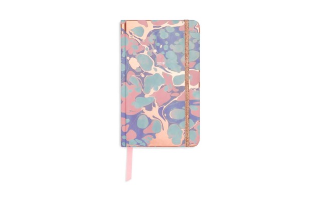  Classic 2019 12-Month Annual Hardcover Planner with Daily, Weekly, Monthly Spreads for January 2019 – Dec 2019 (Moonstone, 8.2″ x 6.2″)