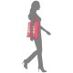  ‘Here come the fun’ Pink Canvas Tote Handbag