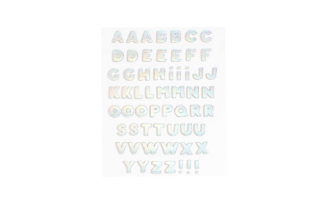 ban.do Leatherette Plushie Stickers (Alphabet)