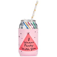 Ban.do Too Cold to Hold Drink Sleeve, I Wanna Party, Multicolor