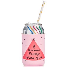 Ban.do Too Cold to Hold Drink Sleeve, I Wanna Party, Multicolor