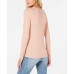  Asymmetrical Zipper Top (Pastel Pink, L)