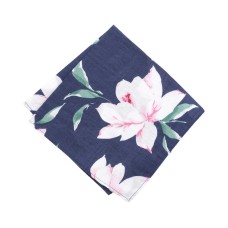 Bar III  Men’s Dylan Floral Pocket Square (Navy)