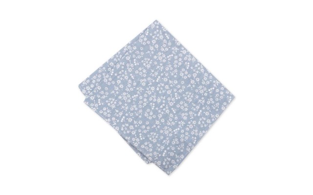  Men’s Floral Pocket Squares (Blue)