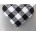  Men’s Hawkins Check Skinny Tie Black