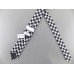  Men’s Hawkins Check Skinny Tie Black