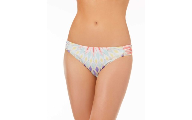  Shirred Hipster Bottoms Women Swimsuit (Starburst Printed, S)