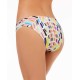  Side-Cinch Hipster Bottoms Women Swimsuit (Kalediscope Printed, XL)