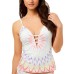  Strappy Top Women’s Swimsuit (Multi, S)