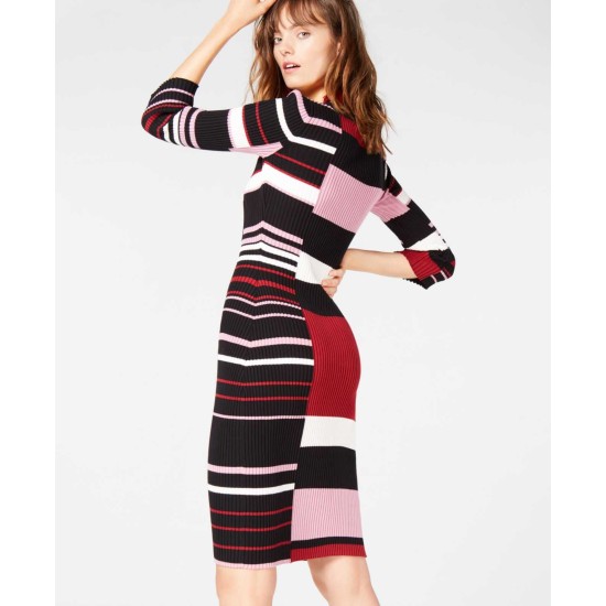  Striped Sweater Dress (Assorted, 2XL)