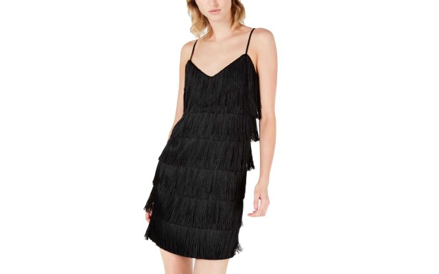  Woman’s Fringe V-Neck Slip Dresses