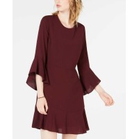 Bar III Women's Burnout Wrap Dress
