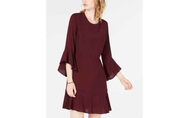  Women's Burnout Wrap Dress