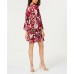  Women's Printed Bell-Sleeve Dress