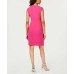  Women’s Split-Neck Bodycon Dress